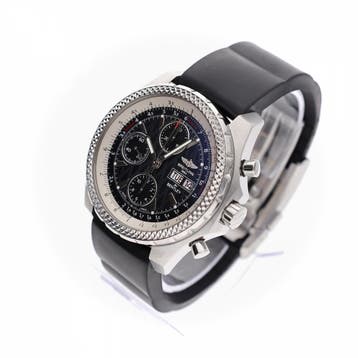 Breitling For Bentley Continental GT A13363; Chronograaf..., Ophalen of Verzenden, Zo goed als nieuw, Leer, Overige merken