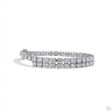 Armband - 14 karaat Witgoud - 6.85ct. tw. Diamant, Nieuw
