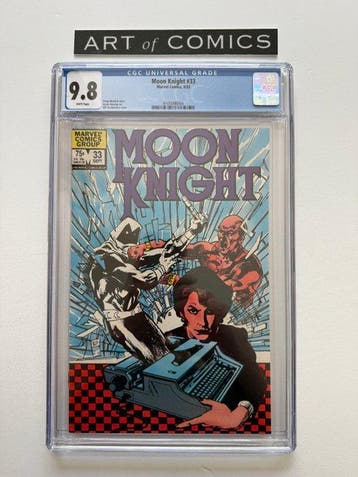 Moon Knight #33 - CGC 9.8 - 1 Graded comic - Eerste druk -, Boeken, Nieuw