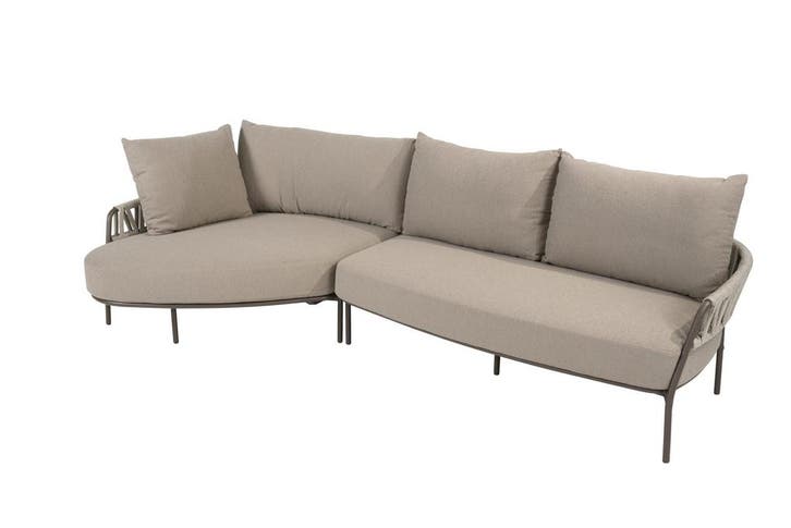Taste by 4 Seasons Calma chaise loungebank terre |, Tuin en Terras, Tuinsets en Loungesets, Ophalen of Verzenden