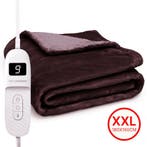Seranova Elektrische Deken - 180x160cm - Warmtedeken - Bruin, Verzenden, Zo goed als nieuw