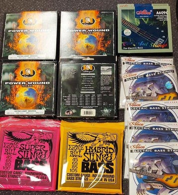 Ernie Ball / Stay In Tune / Alice - 12 sets snaren voor, Nieuw