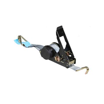 Zelfoprollende Spanband 25 mm 0,5 ton 1,5M grijs met, Verzenden, Nieuw