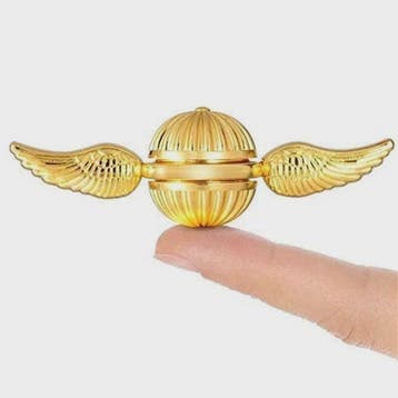 Gouden Snitch Fidget Spinner met Engelenvleugels - Antistres, Verzenden, Nieuw