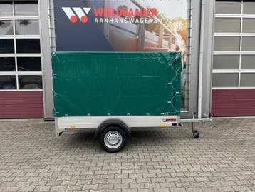 Saris enkelasser met huif | 255x133x150 cm - 750 kg, Nieuw