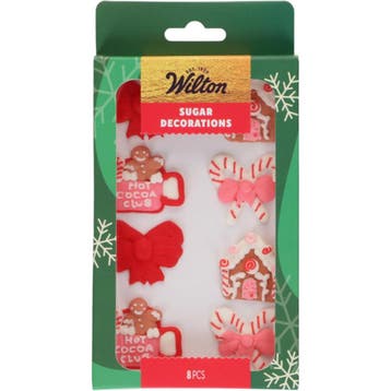 Wilton Suikerdecoratie Kerst Candy Cane Set/8, Hobby en Vrije tijd, Verzenden, Nieuw