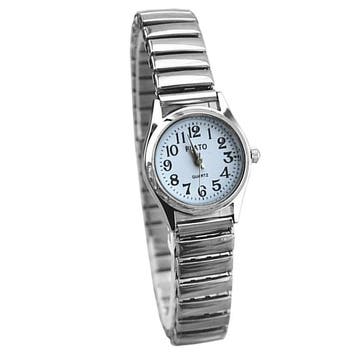 Fako - Dameshorloge - Rekband Mini - Ø 23mm - Zilverkleurig, Verzenden, Nieuw