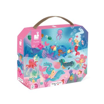 Janod puzzel zeemeerminnen - karton van €20,99 voor €18,94, Ophalen of Verzenden, Nieuw
