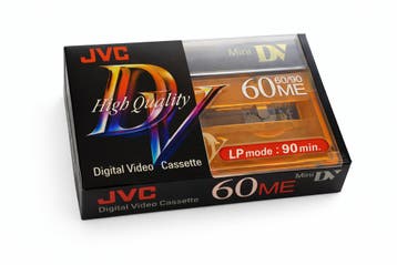 JVC MiniDV Videocassette DVM60 ME 60 min SP / 90 min LP voor, Verzenden, Nieuw