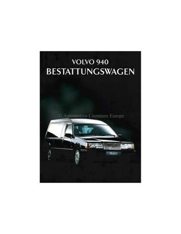 1993 VOLVO 940 BEGRAFENIS AUTO BROCHURE DUITS, Boeken, Nieuw, Volvo, Author