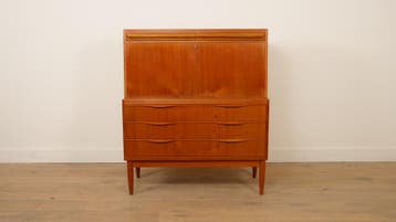 Vintage secretaire | Erling Torvits | Teak | 104 cm, Huis en Inrichting, Kasten | Secretaires, Ophalen of Verzenden, Nieuw