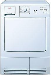 Aeg T55640 Condensdroger  7kg, Ophalen of Verzenden, Zo goed als nieuw, Voorlader, 85 tot 90 cm