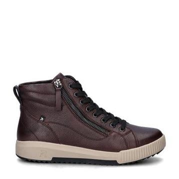 Rieker veterboots voor dames in het Rood, Verzenden, Lage of Enkellaarzen, Nieuw, Rood