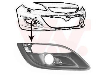 Grille o.a: Opel, Astra J (PC6, PD6 - PE6, PF6), Ophalen of Verzenden, Nieuw, Rechts, Opel