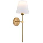 Industriële Wandlamp Metaal Stoffen Kap E27, Verzenden, Nieuw