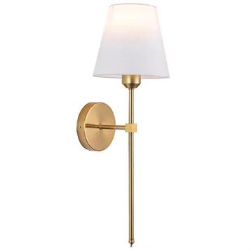 Industriële Wandlamp Metaal Stoffen Kap E27, Verzenden, Nieuw