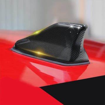 Universele Haaienvin Antenne Cover met Carbon Fiber Look - V, Verzenden, Nieuw