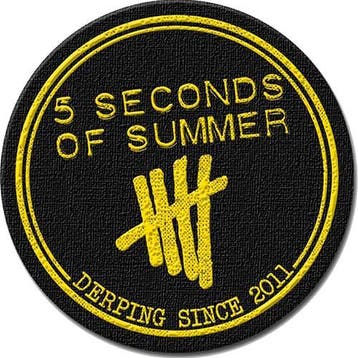 5 Seconds of Summer - patch officiële merchandise, Ophalen of Verzenden, Nieuw, Kleding