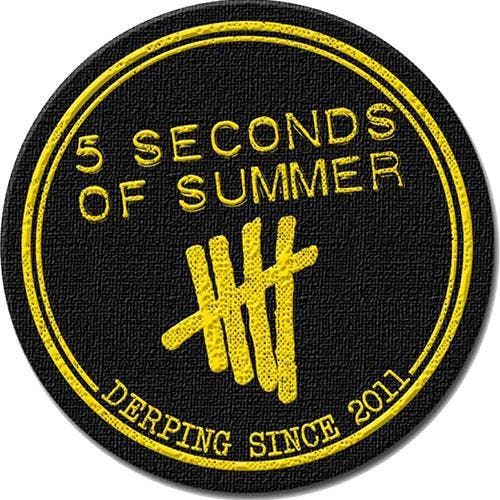 5 Seconds of Summer - patch officiële merchandise, Verzamelen, Muziek, Artiesten en Beroemdheden, Kleding, Nieuw, Ophalen of Verzenden