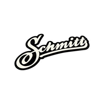 Sticker Schmitt logo 12x8cm zwart / wit universeel, Ophalen of Verzenden, Nieuw, Schmitt