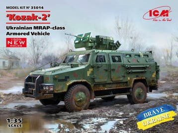 ICM 35014 Kozak-2, Ukrainian MRAP-class Armored Vehicle, Verzenden, Nieuw, Overige typen, Overige merken