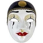 Luxueus Pierrot masker - Venetiaanse maskers, Verzenden, Nieuw