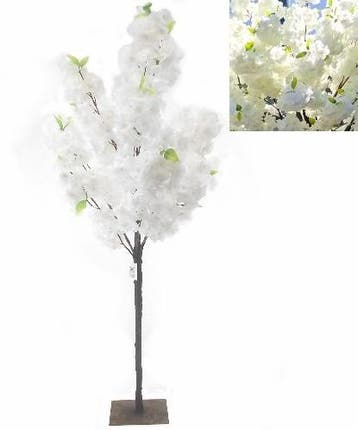 Bloesemboompje White Zijdenbloem 180 cm, Ophalen of Verzenden, Nieuw