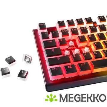Steelseries PrismCAPS Zwart Keycaps, Computers en Software, Toetsenborden, Verzenden, Nieuw, Steelseries
