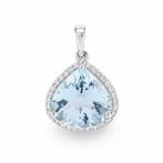 Zonder minimumprijs - Hanger Platina - 2.58ct. tw.