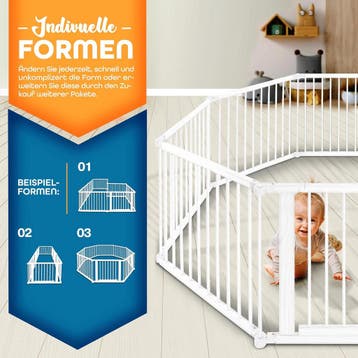 Grondbox - Baby box - Kinderbox - Babybox - Speelbox -7,2 m, Kinderen en Baby's, Boxen, Verzenden, Zo goed als nieuw
