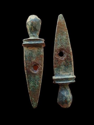 Oud-Romeins zwaard gladius brons Amulet (Zonder, Antiek en Kunst