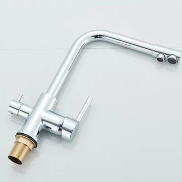 Keukenkraan met Waterfilter Dubbele Draaibare Mengkraan, Huis en Inrichting, Verzenden, Nieuw
