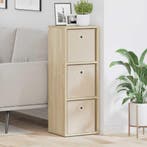 vidaXL Dressoir met lade Sonoma Eiken 30,5 x 27 x 84,5 cm, Minder dan 50 cm, Verzenden, Nieuw, 25 tot 50 cm