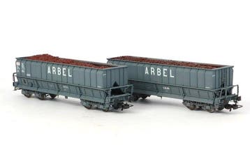 L.S. Models H0 - 30047 - Modeltrein goederenwagon (2) - Twee, Hobby en Vrije tijd, Nieuw