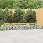 vidaXL Schanskorf gewelfd verhoogd 400x100x50 cm, Tuin en Terras, Verzenden, Nieuw, Metaal, 100 cm of meer