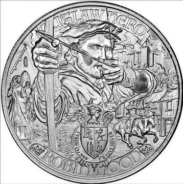 Mason Mint - Robin Hood 1 oz zilver 2021 - Niue, Verzenden, Munten