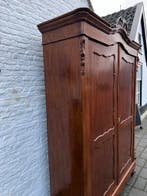 niet uitneembare grenen tweedeurs kuifkast 160 Br x210H