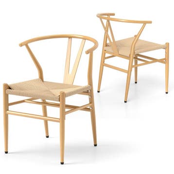 2dekans | Coast Eetkamerstoelen Set van 2 - Y-vormige, Ophalen of Verzenden, Zo goed als nieuw