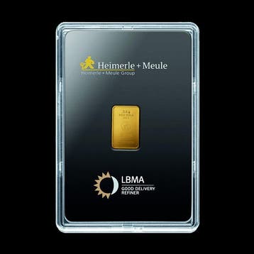 2,5 gram - Goud - Heimerle + Meule (Zonder minimumprijs), Postzegels en Munten