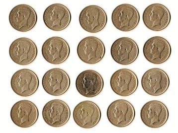 België. Albert I. 5 Francs 1930/1933 lot 20 pièces (Zonder