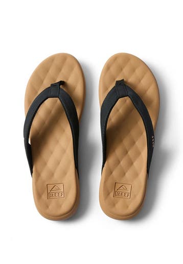 Reef Slippers Cushion Melody CJ8132 Zwart / Bruin-42.5, Verzenden, Nieuw, Zwart