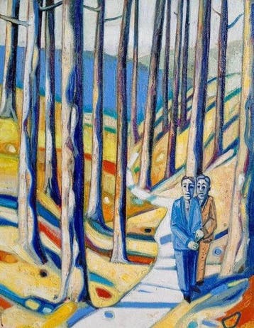 Peter Krusche (1953) - Wohin führt der Weg?, Antiek en Kunst