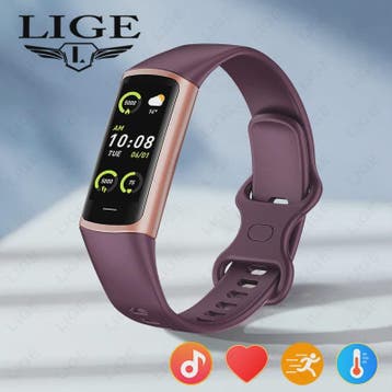 Smartwatch C68L: Fitness Tracker, Gezondheidsmonitor & Water, Verzenden, Nieuw