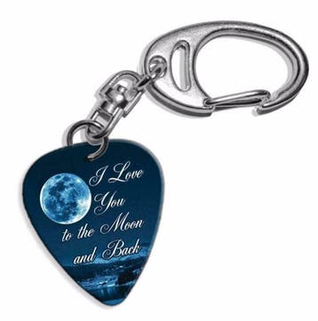Plectrum ketting I Love You to the Moon and Back, Ophalen of Verzenden, Nieuw