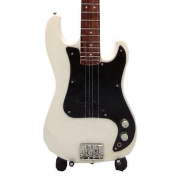 Miniatuur replica Fender basgitaar - Sid Vicious Sex Pistols, Verzamelen, Ophalen of Verzenden, Nieuw, Pop, Beeldje of Miniatuur