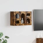 vidaXL Hangkast met plank Gerookt eiken 60 x 20 x 40 cm, Huis en Inrichting, Kasten | Overige, Verzenden, Nieuw