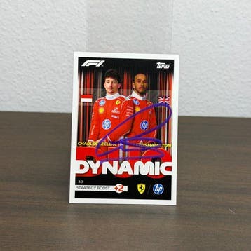 Ferrari - Topps n° 30 - Dynamic Duo - Hamilton Signed -, Nieuw