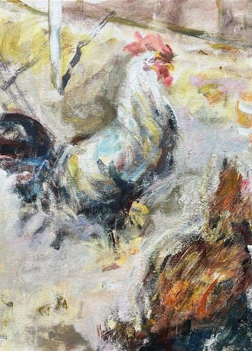 Jerzy Kulka - Crescendo of Dawn, Antiek en Kunst, Kunst | Schilderijen | Klassiek