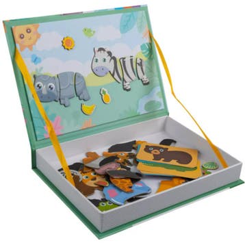 Ruhhy Educatieve magnetische puzzel met Afrikaanse dieren..., Ophalen of Verzenden, Nieuw