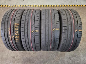 235/45/20 100V CONTINENTAL ZOMERBANDEN 6,3MM PROFIEL 4X, Auto-onderdelen, Ophalen, Gebruikt, 235 mm, Band(en)